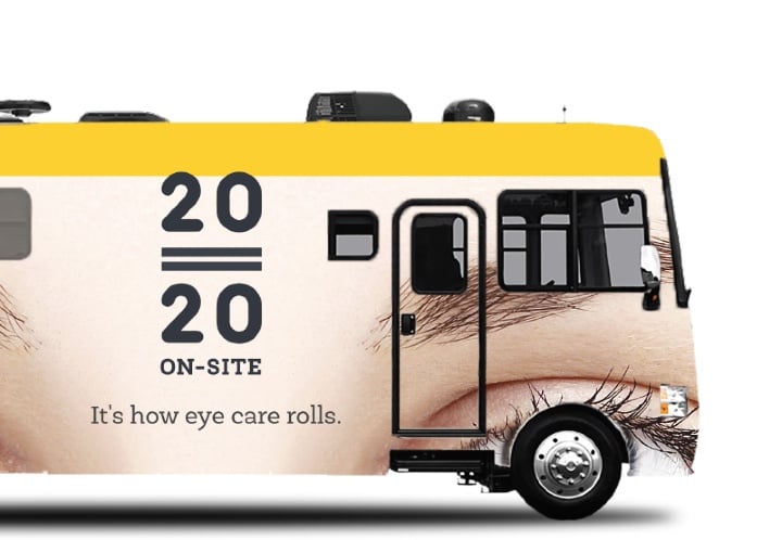 employee eye care bus