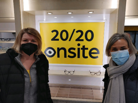 20/20 Onsite President and CEO, Alexis McLaughlin, and Lilly Bunch, Executive Director at Greater Gift