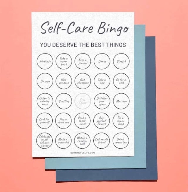 self-care-bingo